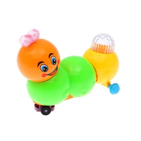 

Игрушка музыкальная «Гусеничка», двигается, световые и звуковые эффекты, работает от батареек, цвета МИКС