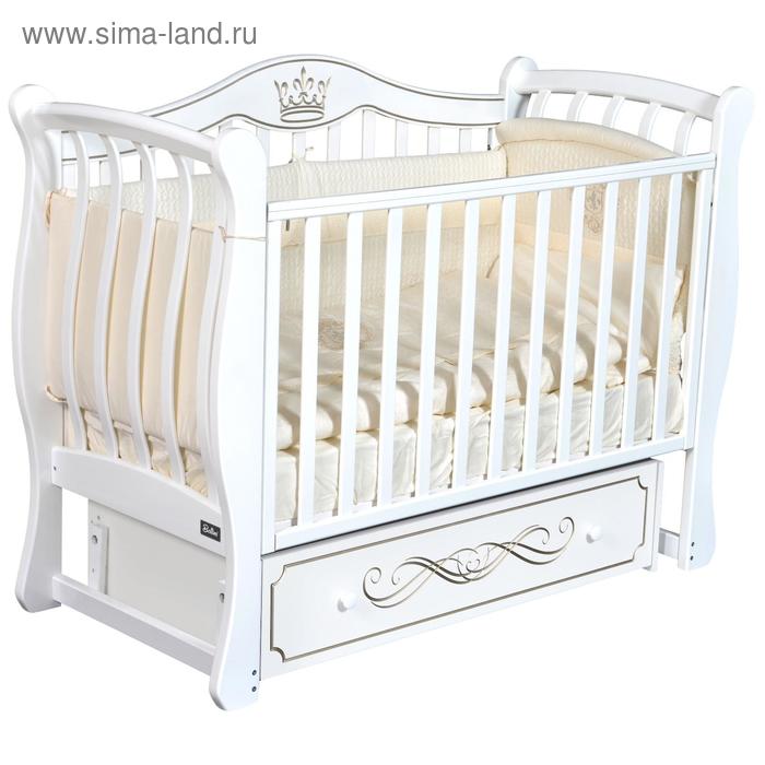 

Кровать детская Bellini Charlize Elegance автостенка, маятник, цвет белый