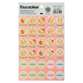 

Наклейки бумажные «Плюшевый мишка»,оценки 10,5 × 18 см