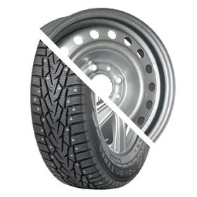 

Колесо в сборе Nordman 7 175/70 R13 82T шип + Евродиск 13001 5x13 4x98 ET35 d58.6 Silver