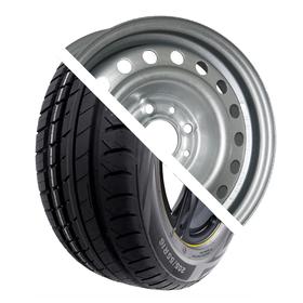 

Колесо в сборе Viatti Strada V-130 185/65 R15 88H + Евродиск 15003 6x15 4x100 ET48 d54.1 Silver