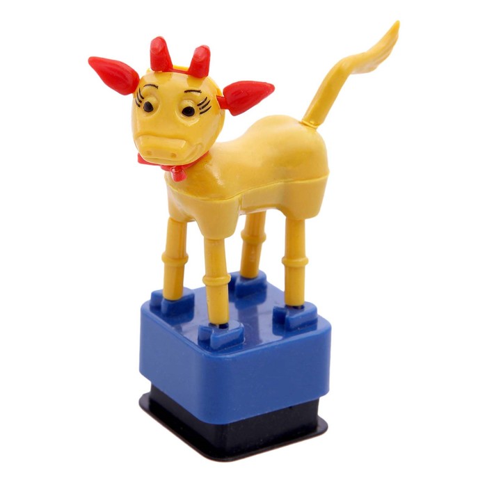 Дергунчик "Животное на подставке", МИКС