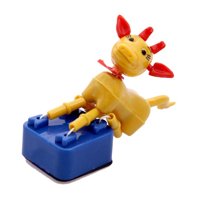 Дергунчик "Животное на подставке", МИКС