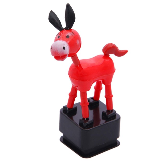 Дергунчик "Животное на подставке", МИКС