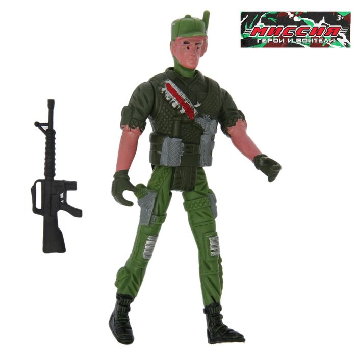 Фигурка солдатика "Рядовой", МИКС