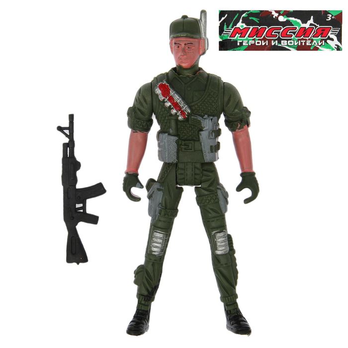 Фигурка солдатика "Рядовой", МИКС