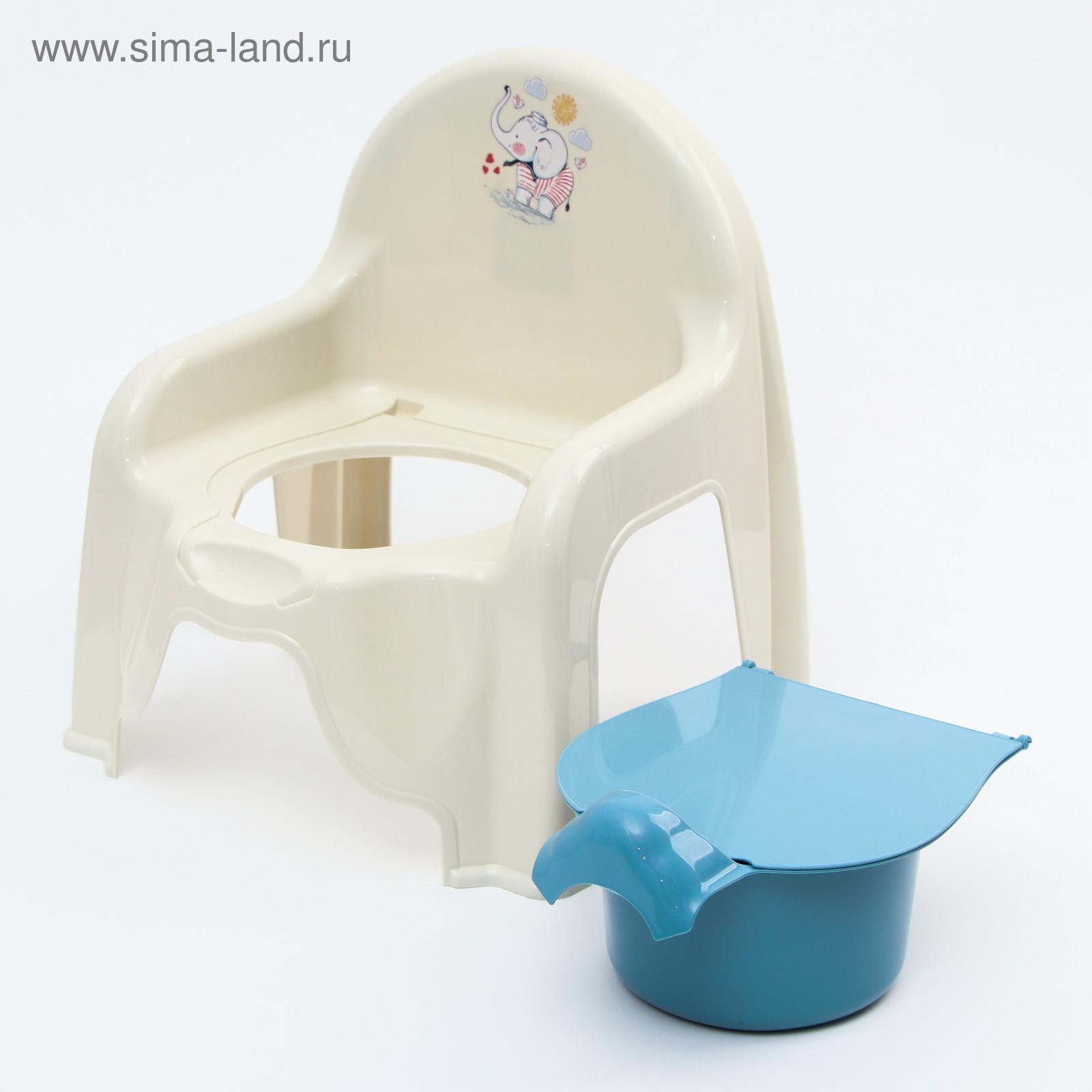 Горшок стульчик детский Слоник. М-пластика. М2596