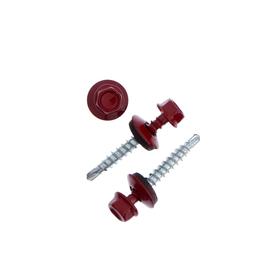 

Саморез 4,8х35 кров, красный рубин, RAL 3003, уп. 15 шт.