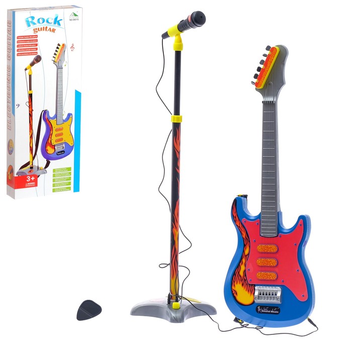 Музыкальная установка «Рок-н-ролл-3»: гитара и микрофон
