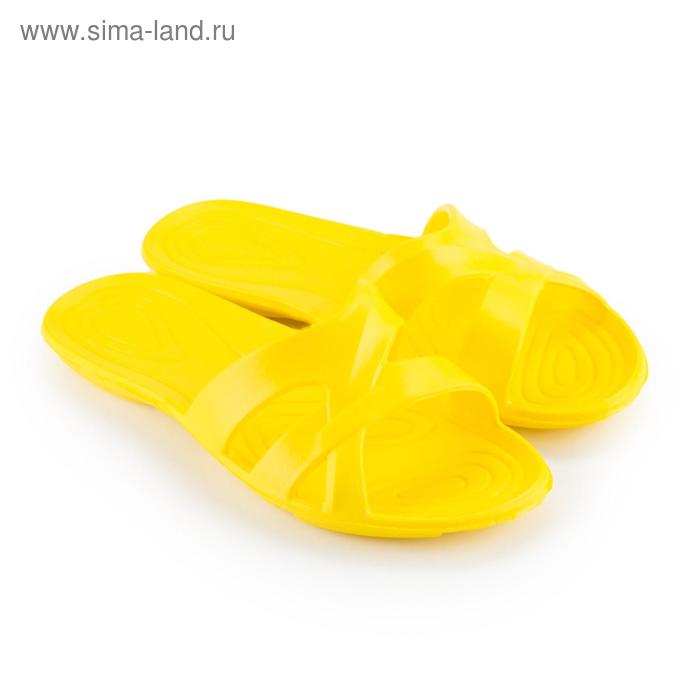 

Сланцы женские, цвет жёлтый, размер 38