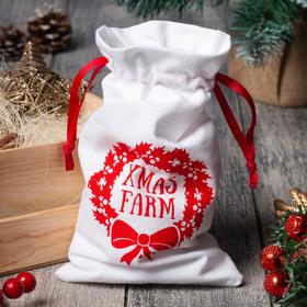 

Набор в мешочке "XMAS FARM" полотенце 40х73см, формочки для запекания 3 шт