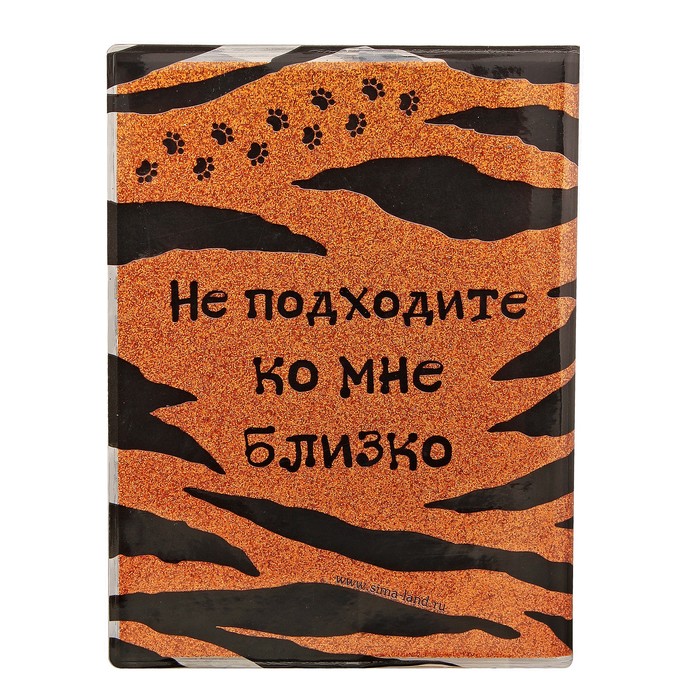 Блокнот "Я тигренок", 96 листов, А6, с блестками