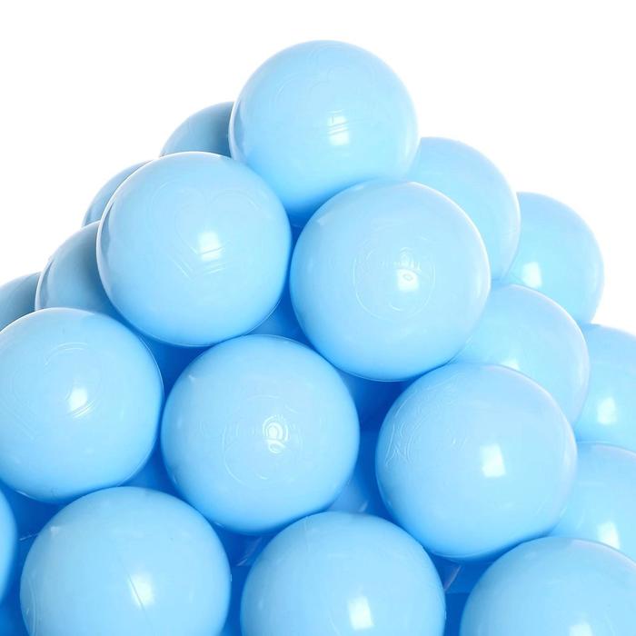 набор шаров just cool для сухого бассейна 100 штук dream makers 1175525 Набор шаров для сухого бассейна 500 штук, цвет светло-голубой