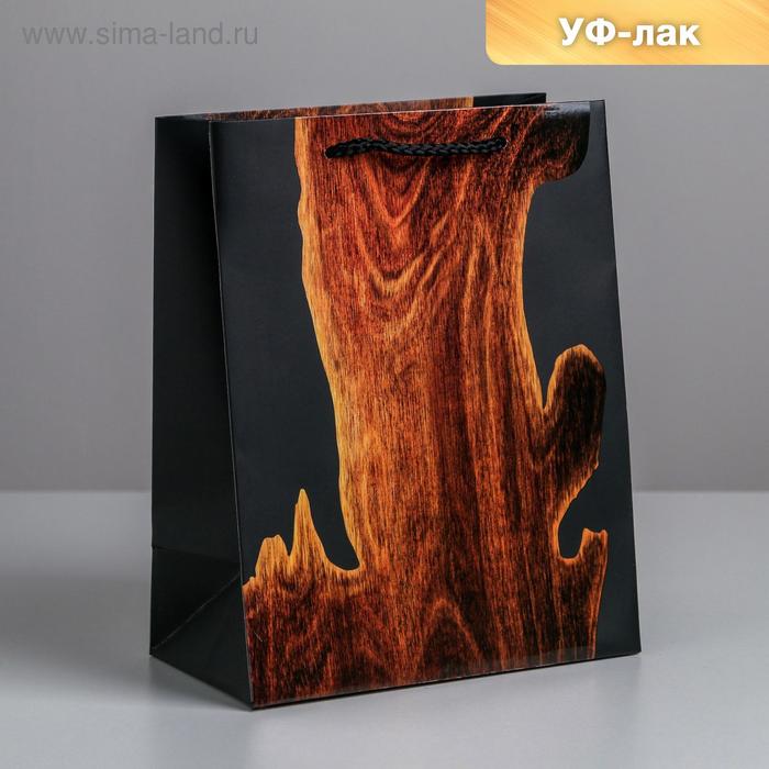 

Пакет ламинированный вертикальный «Wood», MS 18 × 23 × 10 см