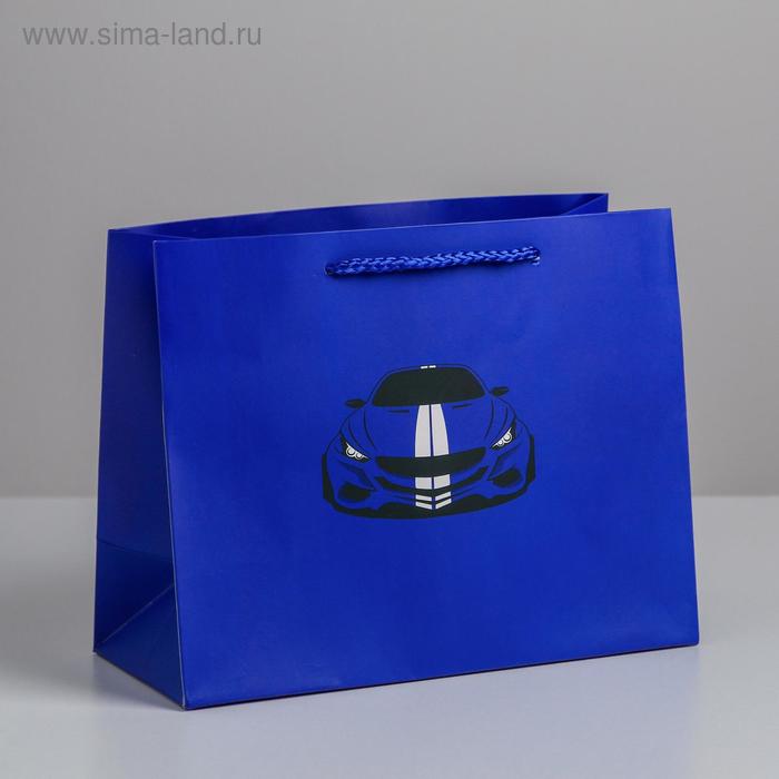 

Пакет ламинированный горизонтальный Blue car, MS 23 × 18 × 10 см