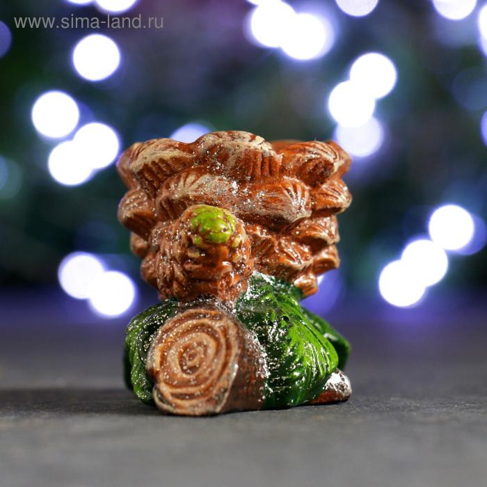 

Подсвечник "Ветка с шишками" акрил, 10х5х6см