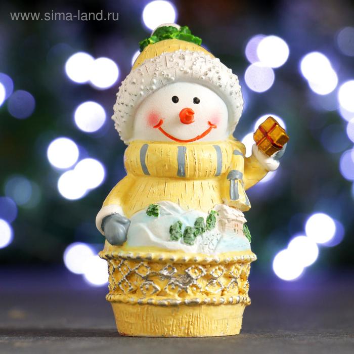 

Фигура "Снеговик" 7х5х9см, МИКС