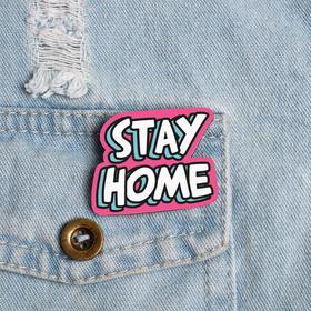 

Карантинный значок «Stay home»