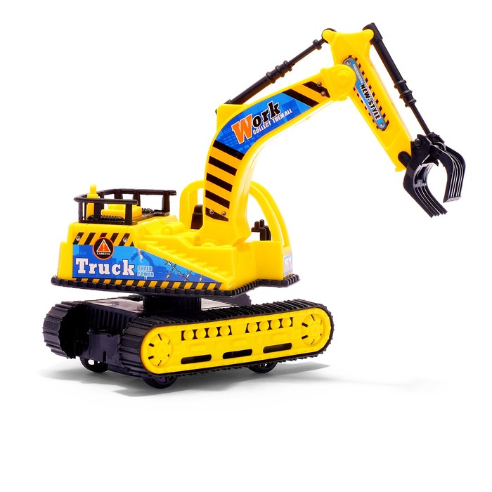 Трактор инерционный "Экскаватор", цвета МИКС