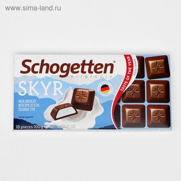  Молочный шоколад Schogetten SKYR Скандинавский йогурт, 100 г