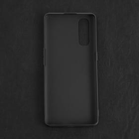 

Чехол Qumann, для OPPO Find X2, силиконовый, матовый, черный
