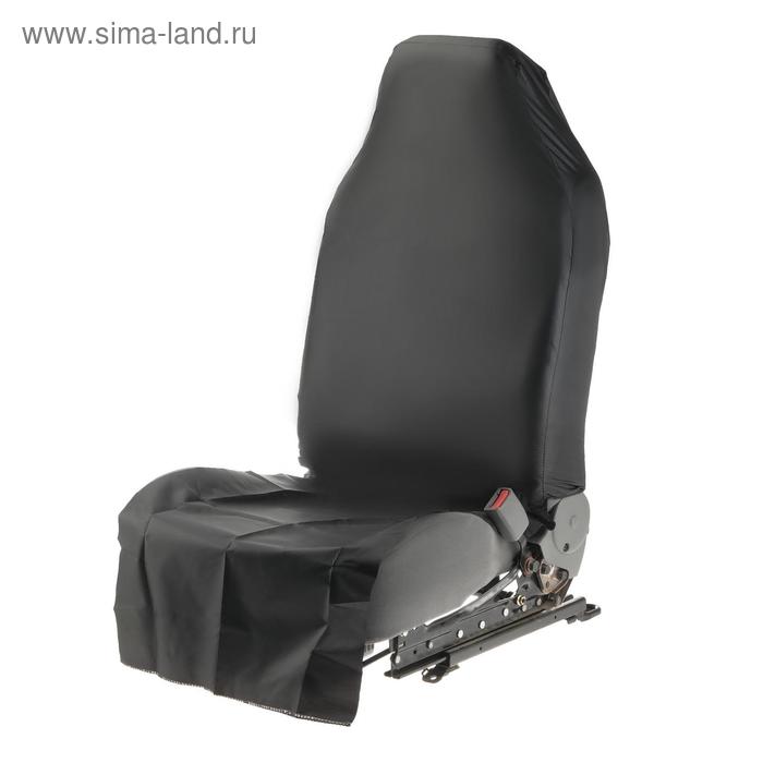 Накидка на переднее сиденье защитная, оксфорд, черная защитная накидка на переднее сиденье 64 х 46 см оксфорд черный