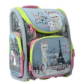 

Ранец Стандарт Grizzly RAr-080, 37 х 34 х 18 см, раскладной