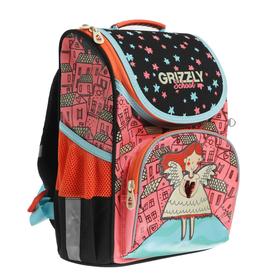 

Ранец Стандарт Grizzly RAm-084, 33 х 25 х 13 см, + мешок для обуви