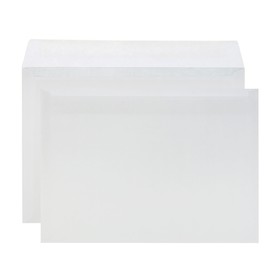 Набор конвертов С4, 229 х 324 мм, чистый, без окна, клей, без запечатки, 90 г/м2, 100 штук