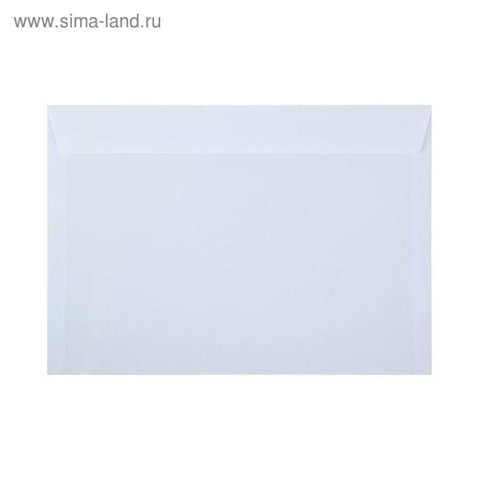 Набор конвертов С4, 229 х 324 мм, чистый, без окна, клей, без запечатки, 90 г/м2, 100 штук