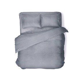 

КПБ 2 сп, размер 220×240 см, 180×215 см, 70×70 см - 2 шт, silver