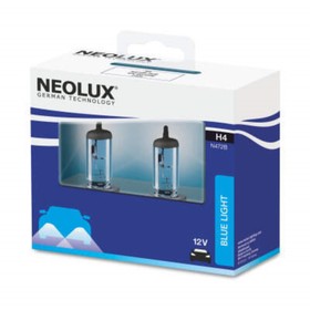 

Лампа автомобильная 12V H4 60/55W P43t 4000K Neolux Blue 2 шт, N472B-2SCB