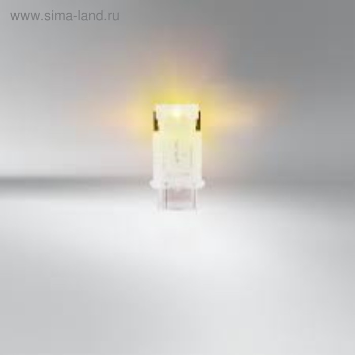 фото Лампа светодиодная osram p27/7w w2.5х16q led standart amber, 2 шт, 12v 3548ye-02b