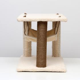 

Когтеточка с гамаком "Биг", 60х40х40 см микс