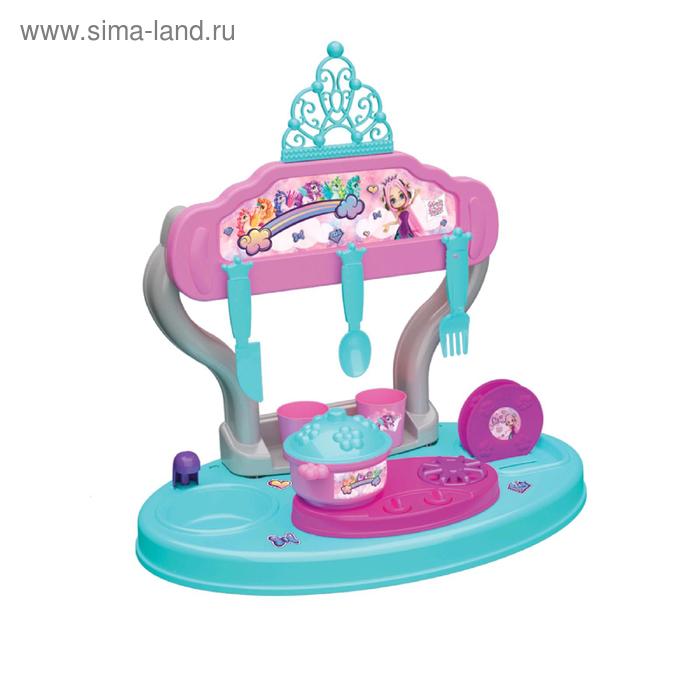 Набор кухня настольная «Принцесса и Единорог», 15 предметов детская кухня terides т3 126 принцесса и единорог 15 предметов