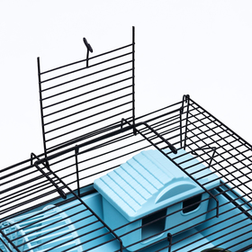 Клетка-мини для грызунов "Пижон" №1, укомплектованная, 27 х 15 х 13 см, бирюзовая от Сима-ленд