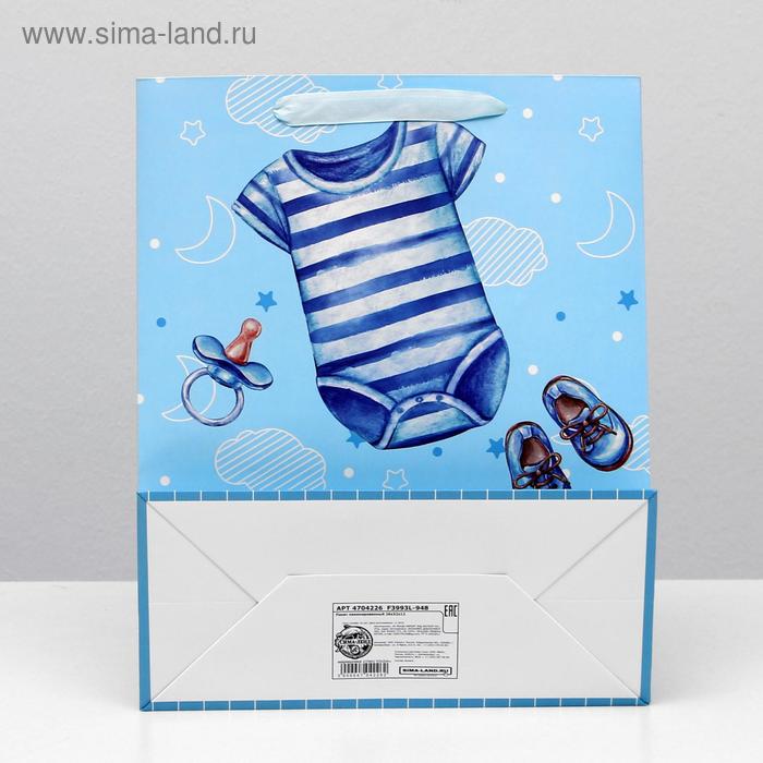 

Пакет ламинированный "It's a boy" 26x32x12