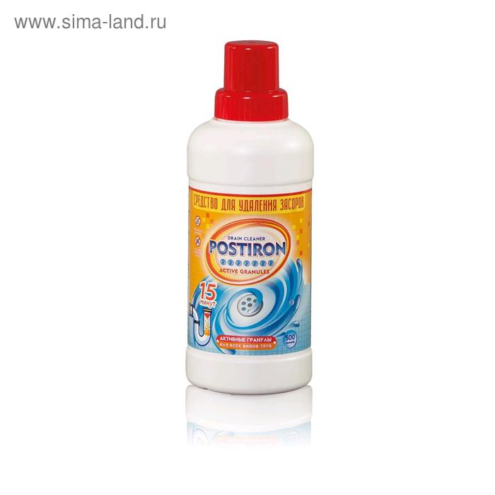  Средство для устранения засоров Postiron Active Granules, 0,5 л