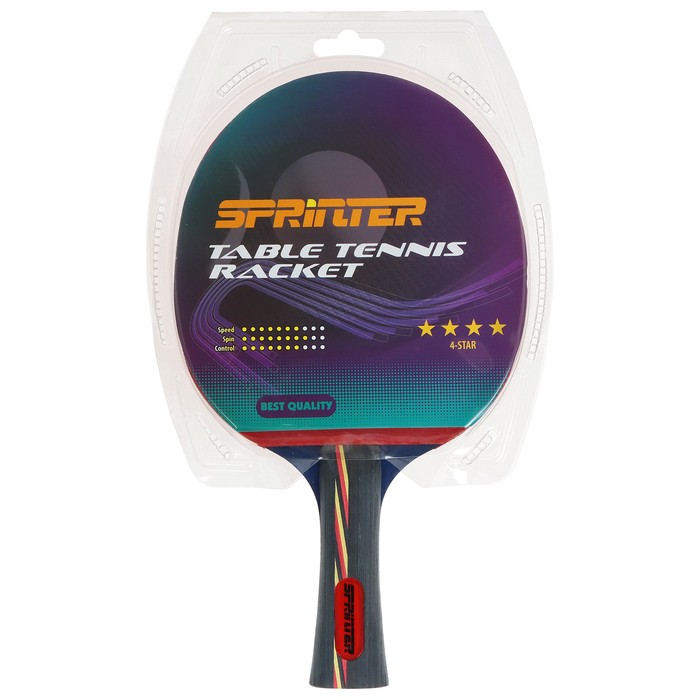 фото Ракетка для игры в настольный тенис sprinter 4****, для опытных игроков