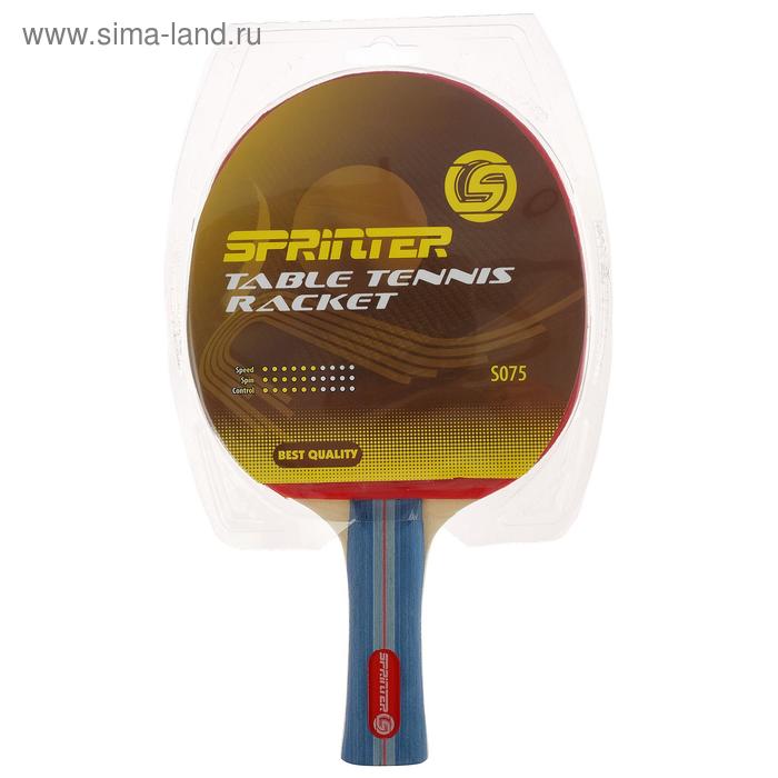 фото Ракетка для игры в настольный теннис sprinter, для тренировки и подготовки юных спортсменов