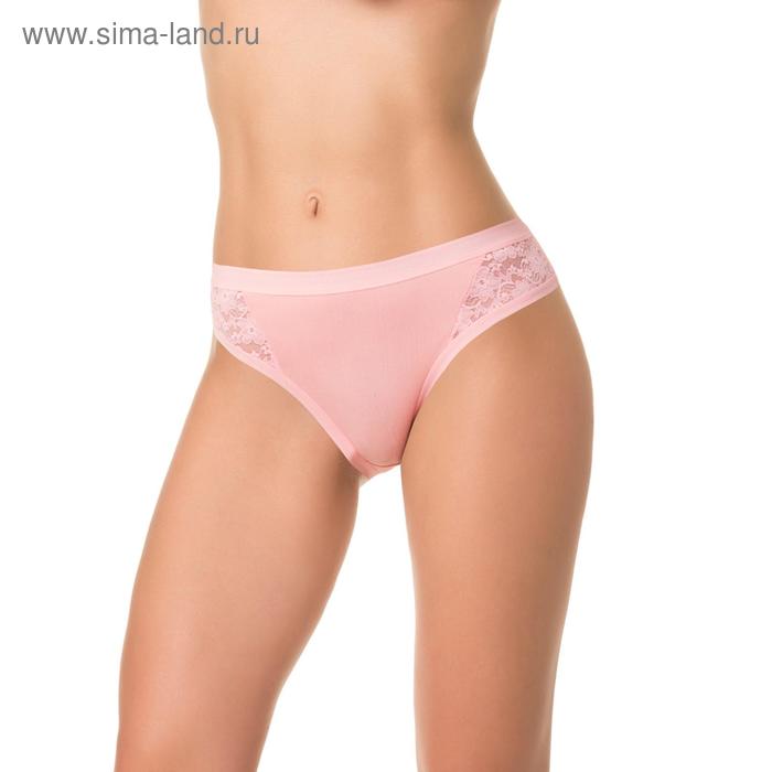 фото Трусы женские слипы, цвет персиковый, размер 46 (m) dentelle