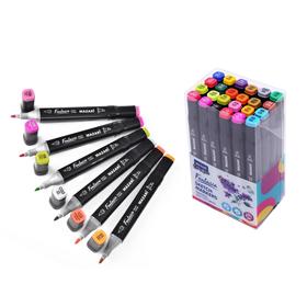 Набор двухсторонних маркеров для скетчинга Mazari Fantasia, Main colors (основные цвета), 24 цвета