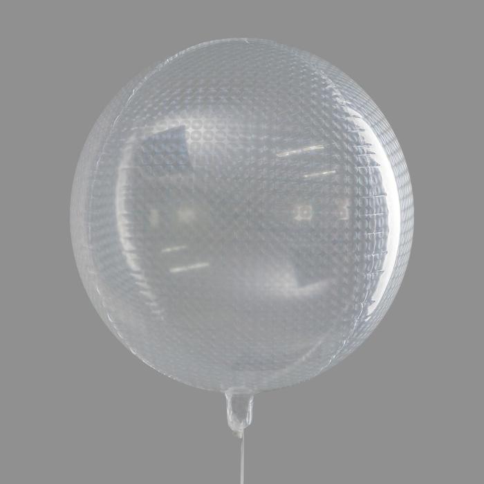 Шар полимерный 24, сфера, цвет прозрачный шар полимерный 18 3d сфера паутина deco bubble прозрачный 1 шт