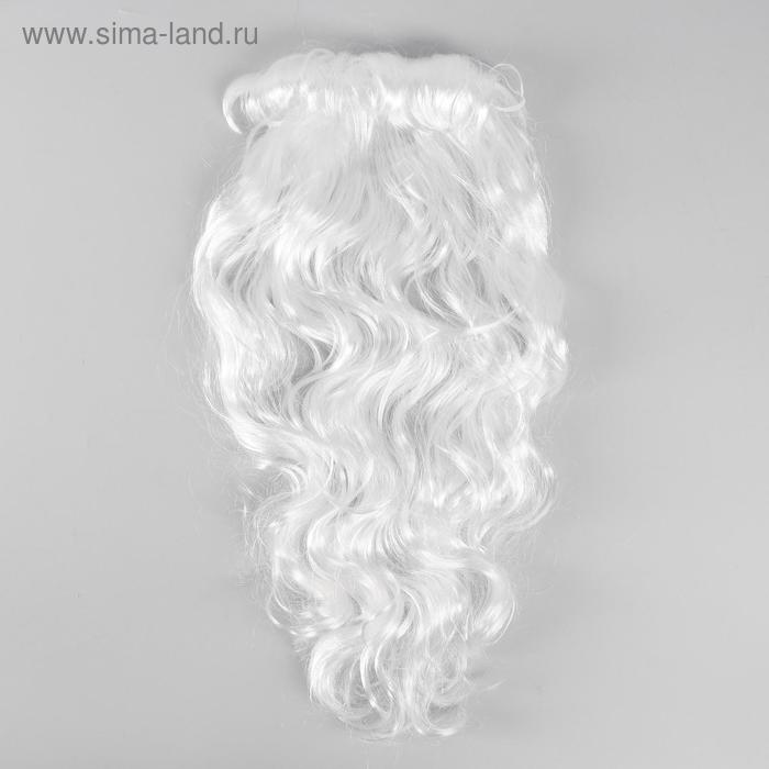 цена Карнавальная борода «Дед Мороз», 50 см