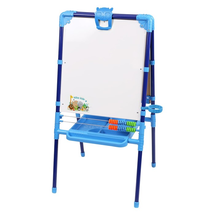Мольберт детский, двусторонний, размер 1040 × 516 × 70 мм, цвет синий цена и фото