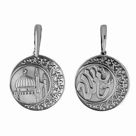 

Подвеска "Мечеть" посеребрение с оксидированием