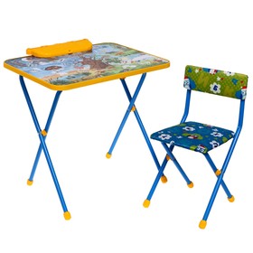 Комплект детской мебели «Познайка. Хочу все знать!» складной, цвета стула МИКС Ош