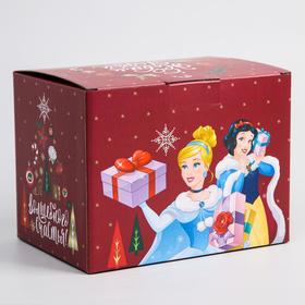 

Коробка подарочная складная "С Новым Годом", Принцессы, 20 × 15 × 14 см
