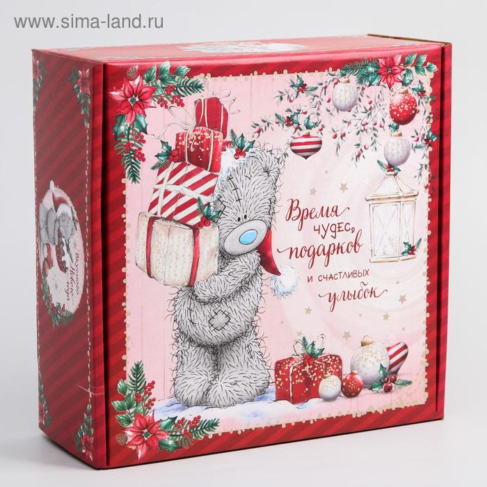 

Коробка подарочная складная "Happy new year", Me To You, 23,5 x 25 x 10,5 см