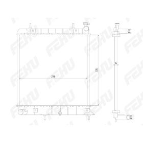 

Радиатор охлаждения Hyundai Accent (99-) 1.3/1.5/1.6 MT Fehu FRC1002